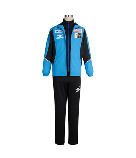 Yuri On Ice : Haute Qualité Bleu Veste Yuuri Katsuki Costume Cosplay Acheter